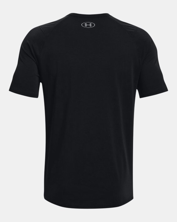 Men's UA Performance Cotton Short Sleeve, Black, pdpMainDesktop image number 5